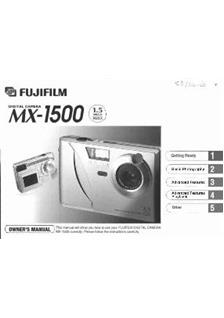 Fujifilm MX1500 manual. Camera Instructions.